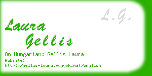 laura gellis business card